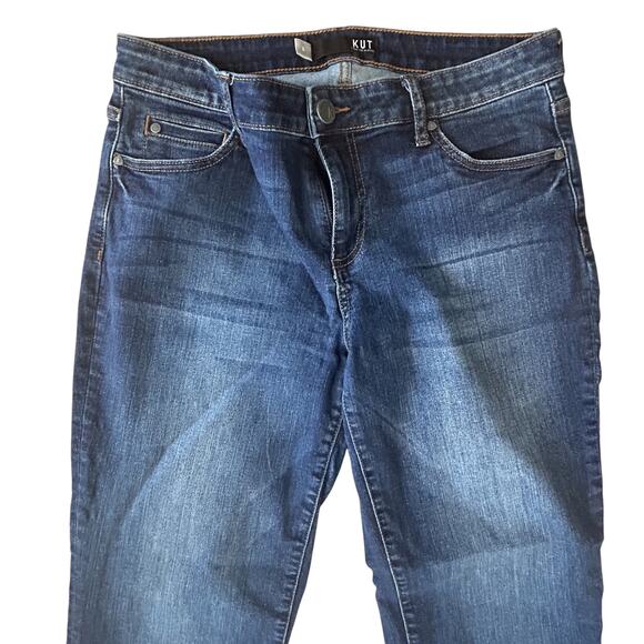 KUT from the Kloth Dark Wash Catherine Boyfriend Denim Jeans Womens Size 8 - Picture 2 of 5